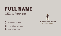 Cafe Coffee Bean Barista Business Card