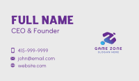 Generic Blue Gaming Clan Business Card Image Preview