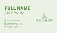 Floral Garden Hose Business Card Design