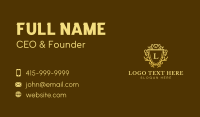 Luxe Premium Crest Business Card
