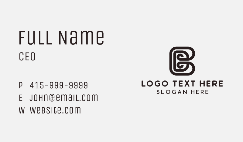 Creative Business Card example 3