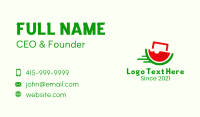 Watermelon Fruit Delivery Business Card