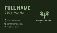 Green Human Tree Business Card