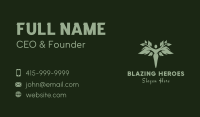 Green Human Tree Business Card Image Preview