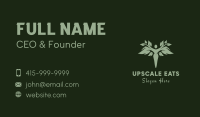 Green Human Tree Business Card Image Preview