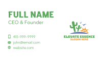 Cactus Sun Valley Desert Business Card