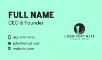 Guitar Vinyl Record  Business Card