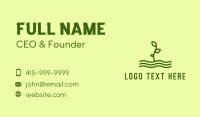 Green Plant Seedling  Business Card