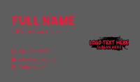 Record Business Card example 3