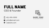 Gray Tiles Flooring Business Card