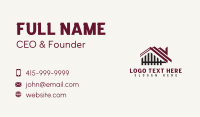Property Fence Boarder Business Card