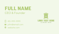 Disposal Trash Bin Business Card