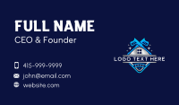 Pressure Wash Janitorial Cleaner Business Card