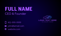 Sports Car Racing Business Card