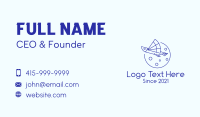 Blue Flying Fish  Business Card Design