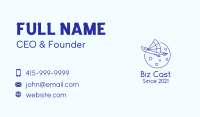 Blue Flying Fish  Business Card