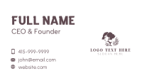Hairstyle Business Card example 1