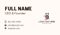 Playful Kitten Yarn Business Card
