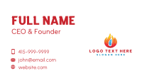 Ice Fire Fuel Business Card