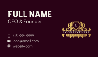 Luxury Royal Shield Business Card Design