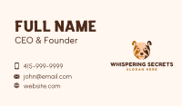 Cute Dog Head Business Card Image Preview