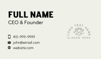 Lotus Flower Gardening Business Card