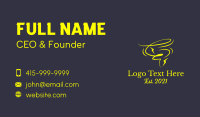 Scribble Hurricane Thunder  Business Card