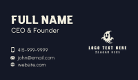 Spooky Haunted Ghost Business Card