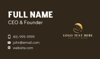 Elegant Quill Feather Business Card