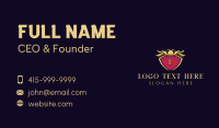 Premium Lettermark Crest Business Card