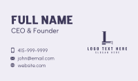 Lawyer Legal Advice Firm Business Card