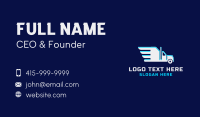 Courier Delivery Truck Business Card