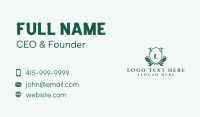 Green Shield Lettermark Business Card