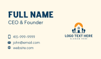 Sunset House Landscaping Business Card Design