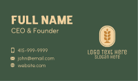 Wheat Badge Bakery Business Card