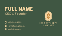 Wheat Badge Bakery Business Card Design