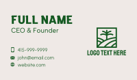 Palm Tree Business Card example 2