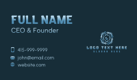 Data Technology Software Business Card Design