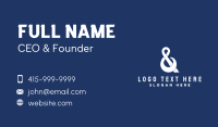 White Business Card example 2