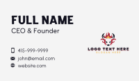 Fire Beef Barbecue Business Card Design