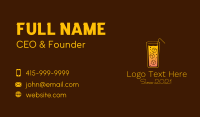 Drinking Glass Business Card example 2