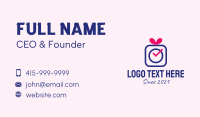 Gift Business Card example 2