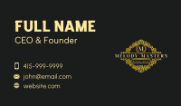 Luxury Royal Crest Business Card