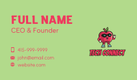 Super Apple Fruit  Business Card