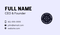 Hippie Business Card example 4