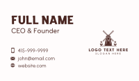 Windmill Farmhouse Agriculture Business Card