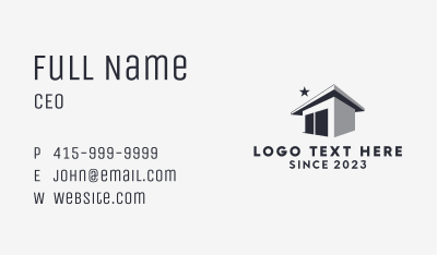 Commercial Storage Warehouse Business Card Image Preview