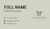 Landscaping Shovel Horticulture Business Card