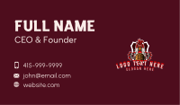 Basketball Player Rooster Business Card