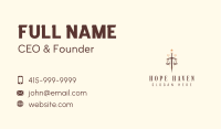 Knife Scale Law Firm Business Card